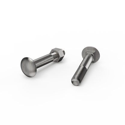 Zenith Cup Head Bolts - M12 x 75mm - Stainless Steel 304 - 12 Pack