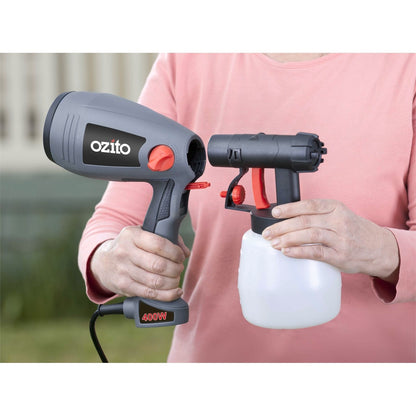 Ozito Power Paint Spray Gun - 400W - 800ml