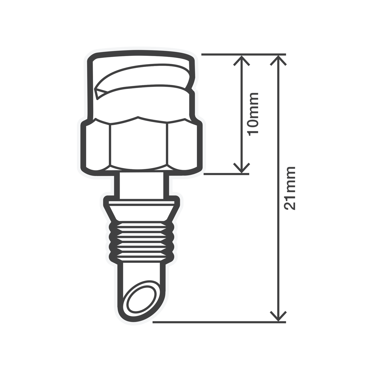 Holman Brass Micro Spray 1/4 Circle 8.5mm Brass Precision Watering