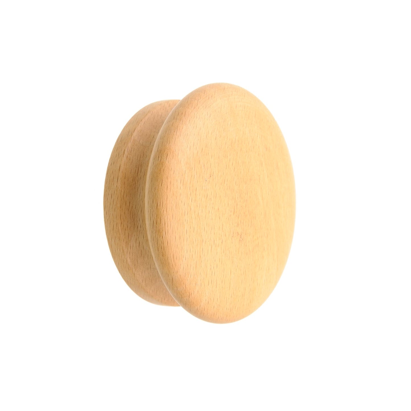 Prestige Large Round Knob - 70mm - Beech