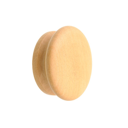 Prestige Large Round Knob - 70mm - Beech