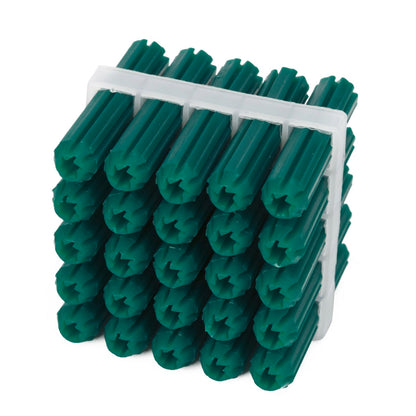 Ramset Green Wall Plugs - 7 x 35mm - 25 Pack