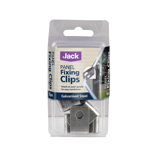 Jack Galvanised Mesh Panel Fixing Clip - 8 Pack