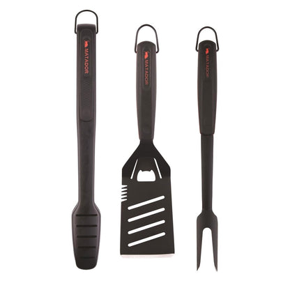 Matador BBQ Tool Set - Non Stick - 3 Piece - Stainless Steel - Easy Clean