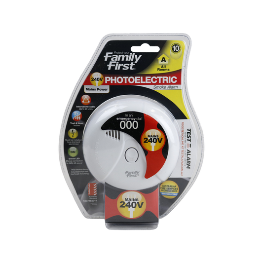 Family First Photoelectric Smoke Alarm - 240V