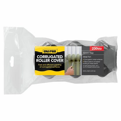UNi-PRO Corrugated Roller Cover - 230mm