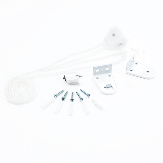 Windoware Roller Blind Hardware Kit - 25mm - White
