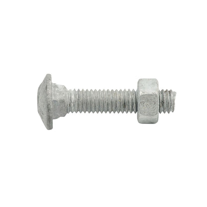 Zenith Cup Head Bolt - M6 x 30mm - Hot Dipped Galvanised - 25 Pack