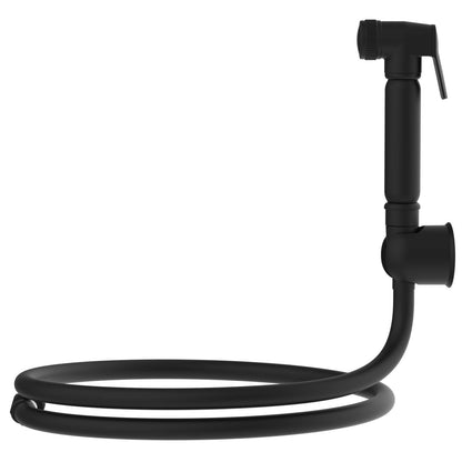 Evekare PVC Bidet Spray with Holder - 1.2m - Matte Black