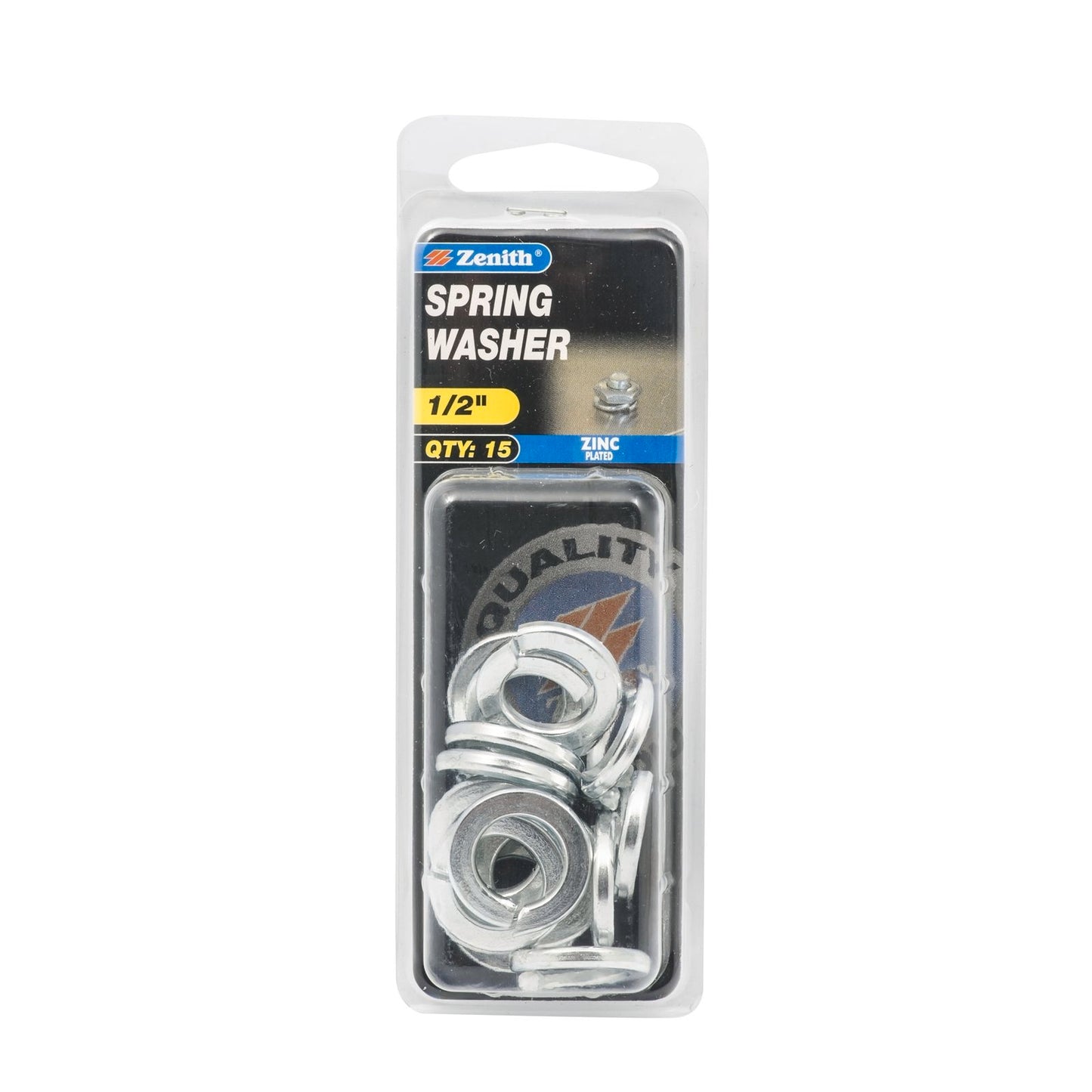Zenith Spring Washer - 1/2" - 15 Pack