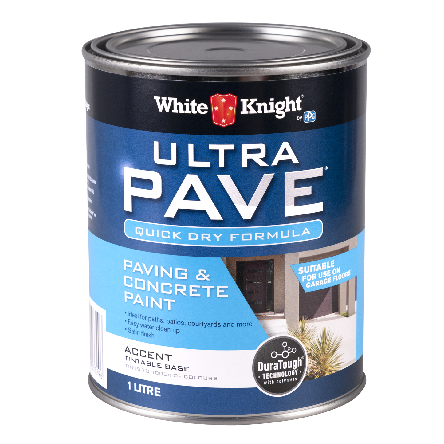 White Knight Ultra Pave Concrete Paint - 1L - Accent