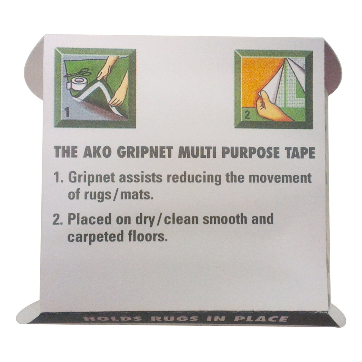 Ideal Diy Anti Slip Floor Tape - 10m x 6.5cm - Grid Mesh - Indoor Use