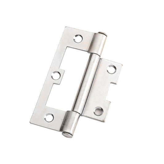 Lane 75mm Zinc Plated Fixed Pin Non Mortise Hinge - 20 Pack