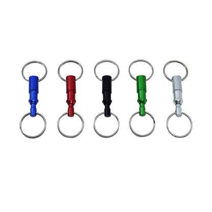 Key Essentials Pull Apart Key Holder Key Ring - Assorted Colours