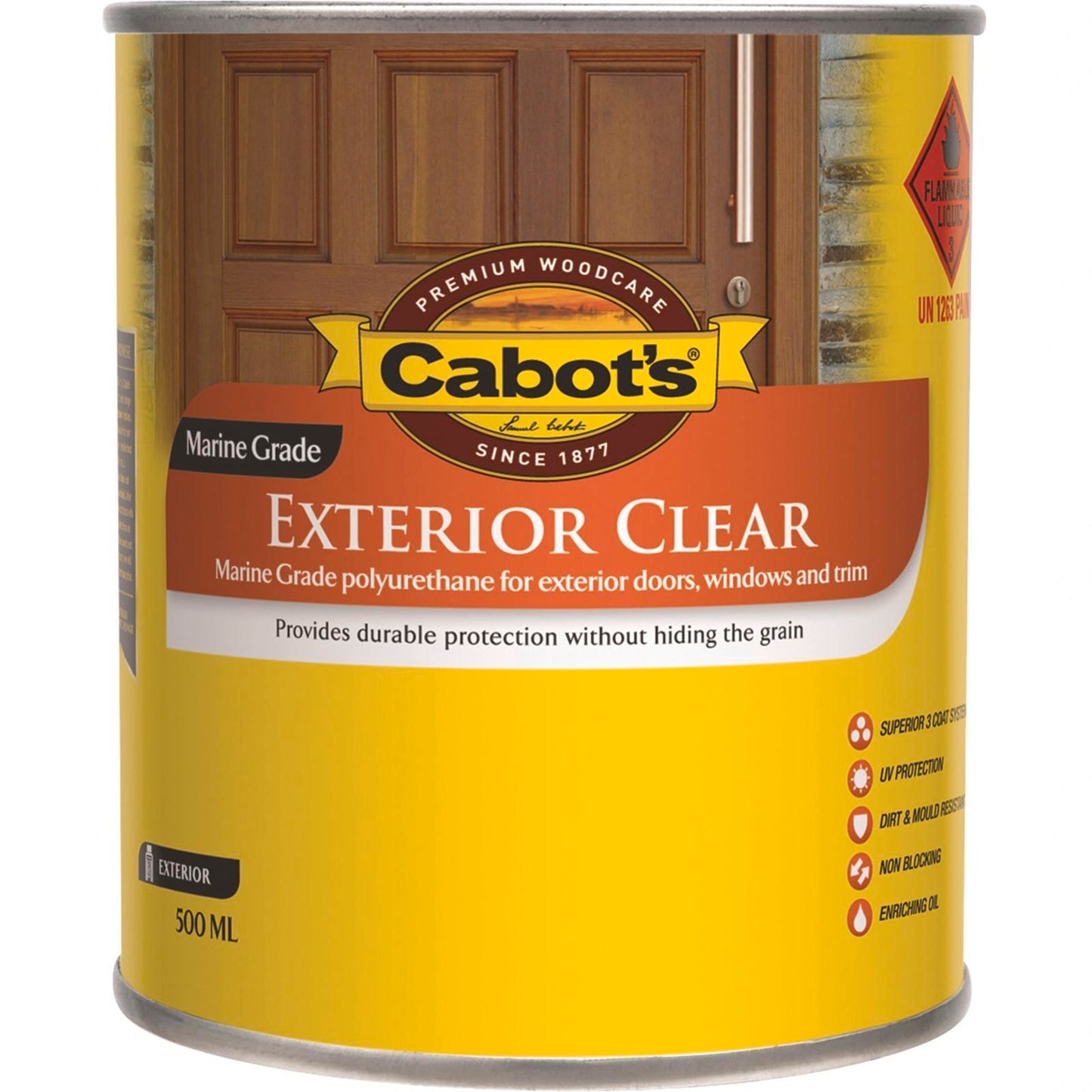 Cabot Exterior Clear Satin Finish - 500ml