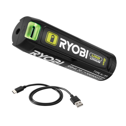 Ryobi USB Lithium Battery Power Bank - 2Ah