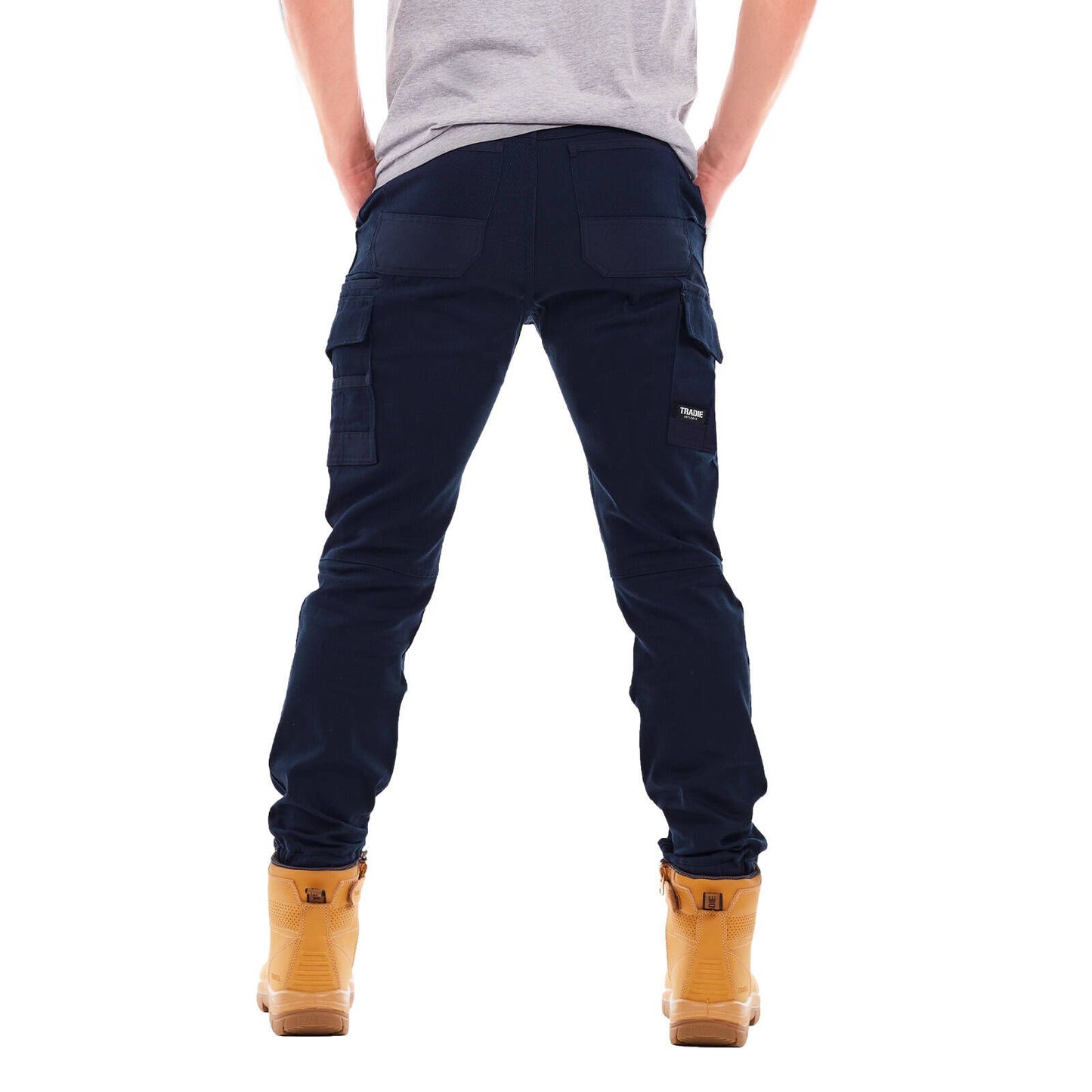 Tradie Core Navy Skinny Cuffed Pant - 87