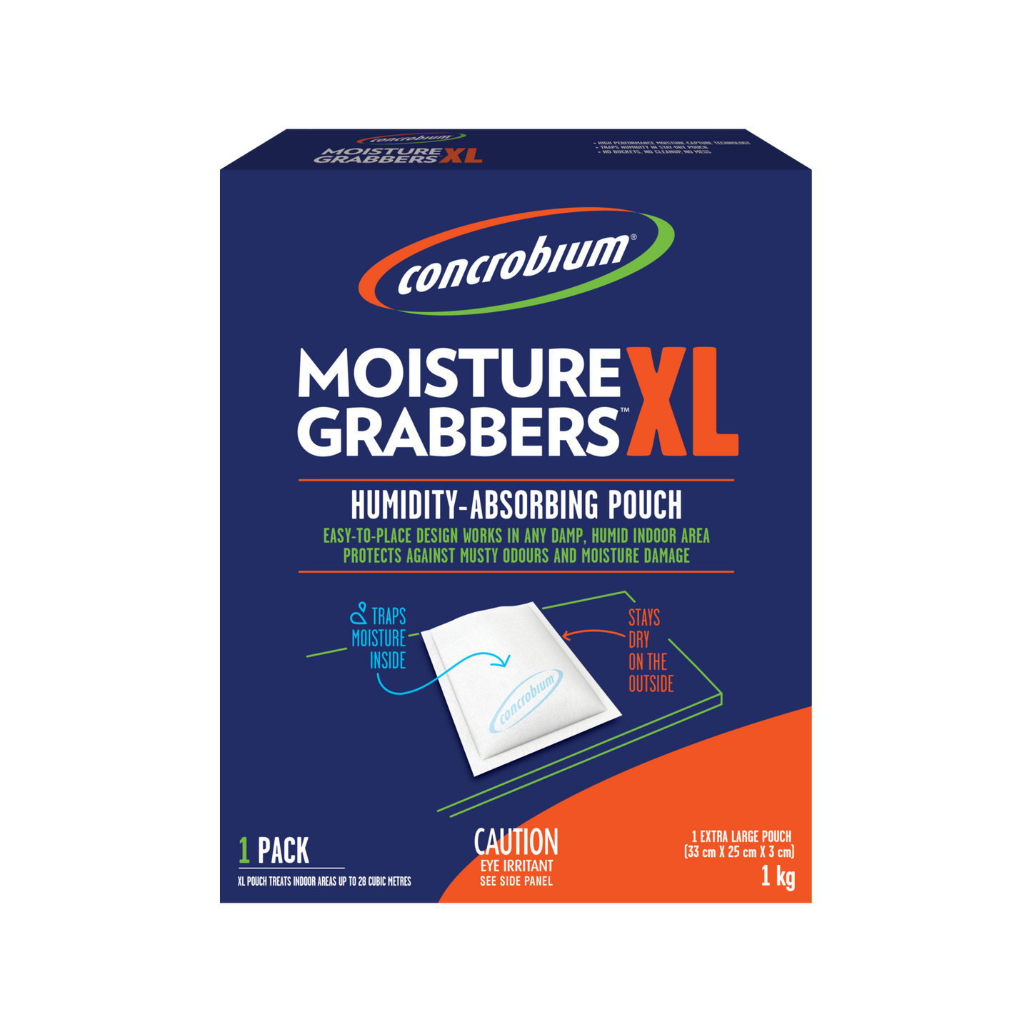 Concrobium Moisture Grabbers Humidity Absorbing Pouches XL - 1kg