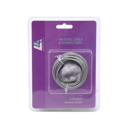 Liftaway Steel Cable - 4 Metres Galvanised - Durable Repair Kit