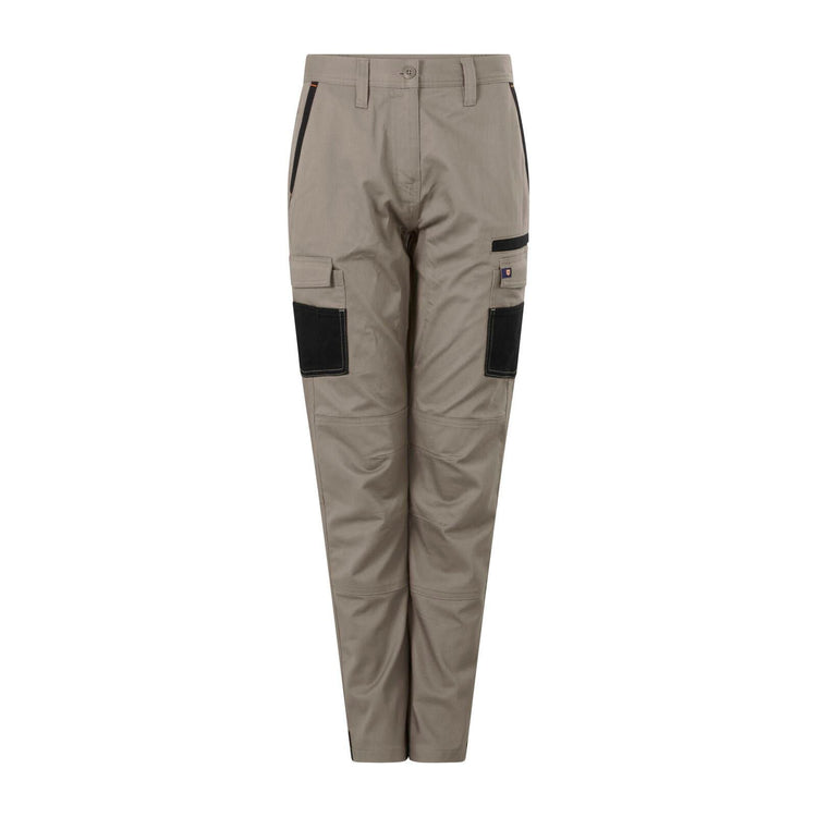 Citeco Size 18 Khaki Womens Cotton Stretch Cargo Pants Size 18