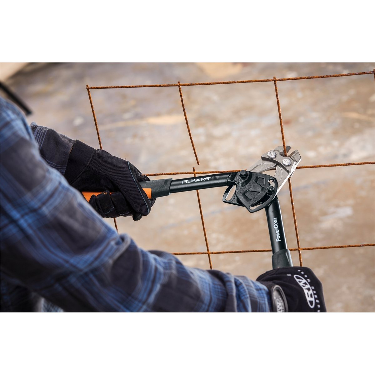 Fiskars Powergear Bolt Cutter 355mm Hard Steel Ergonomic Durable