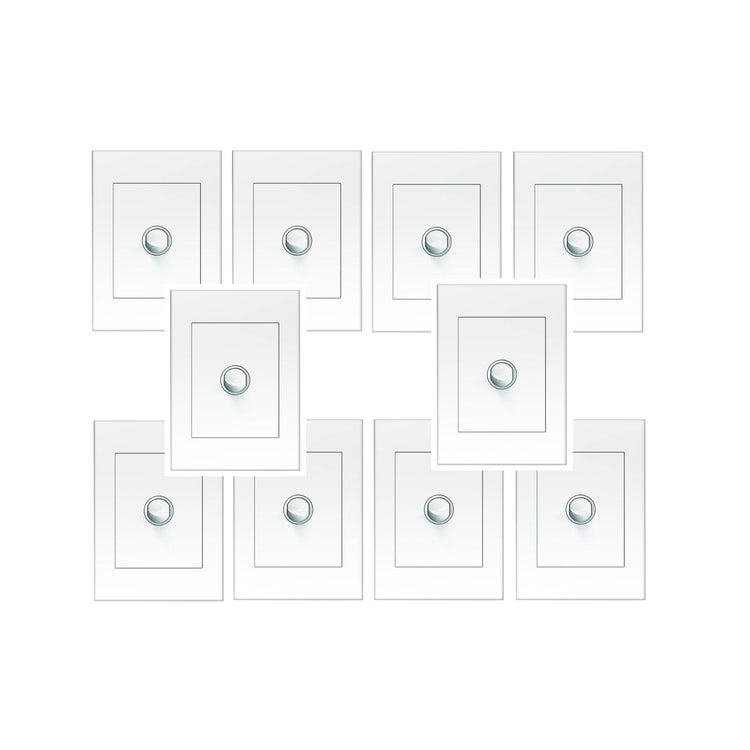 HPM Wall Switch 1 Gang 10 Pack