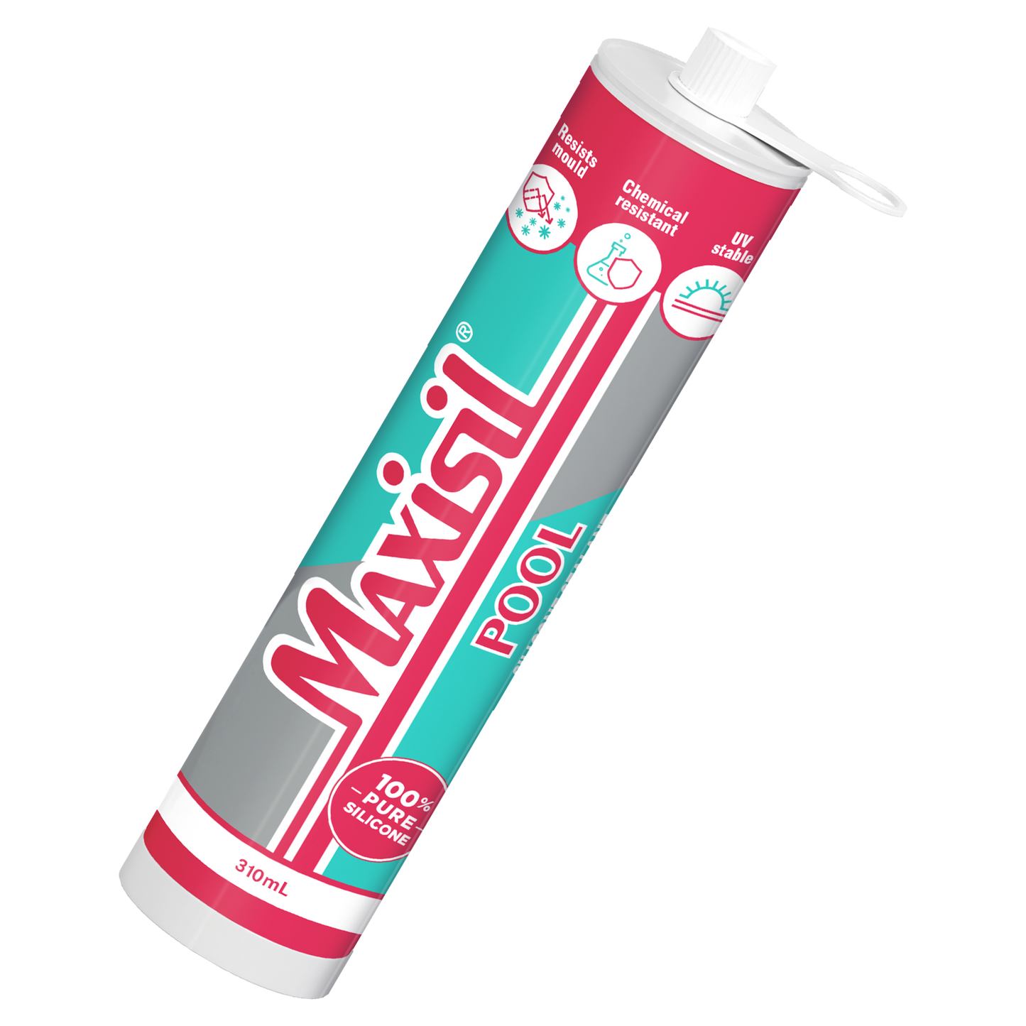 Maxisil Pool Silicone - 310ml - Light Grey