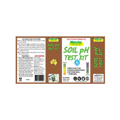 Manutec Soil pH Test Kit