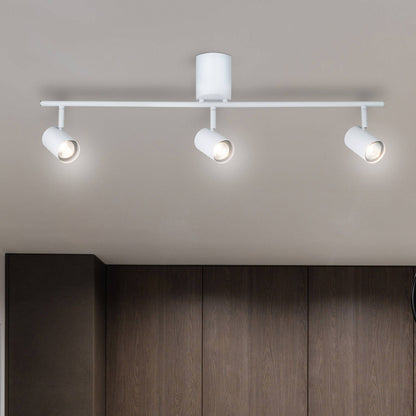 Verve Design White Gabriella 3 Head Adjustable GU10 Spotlight - 770 x 230mm