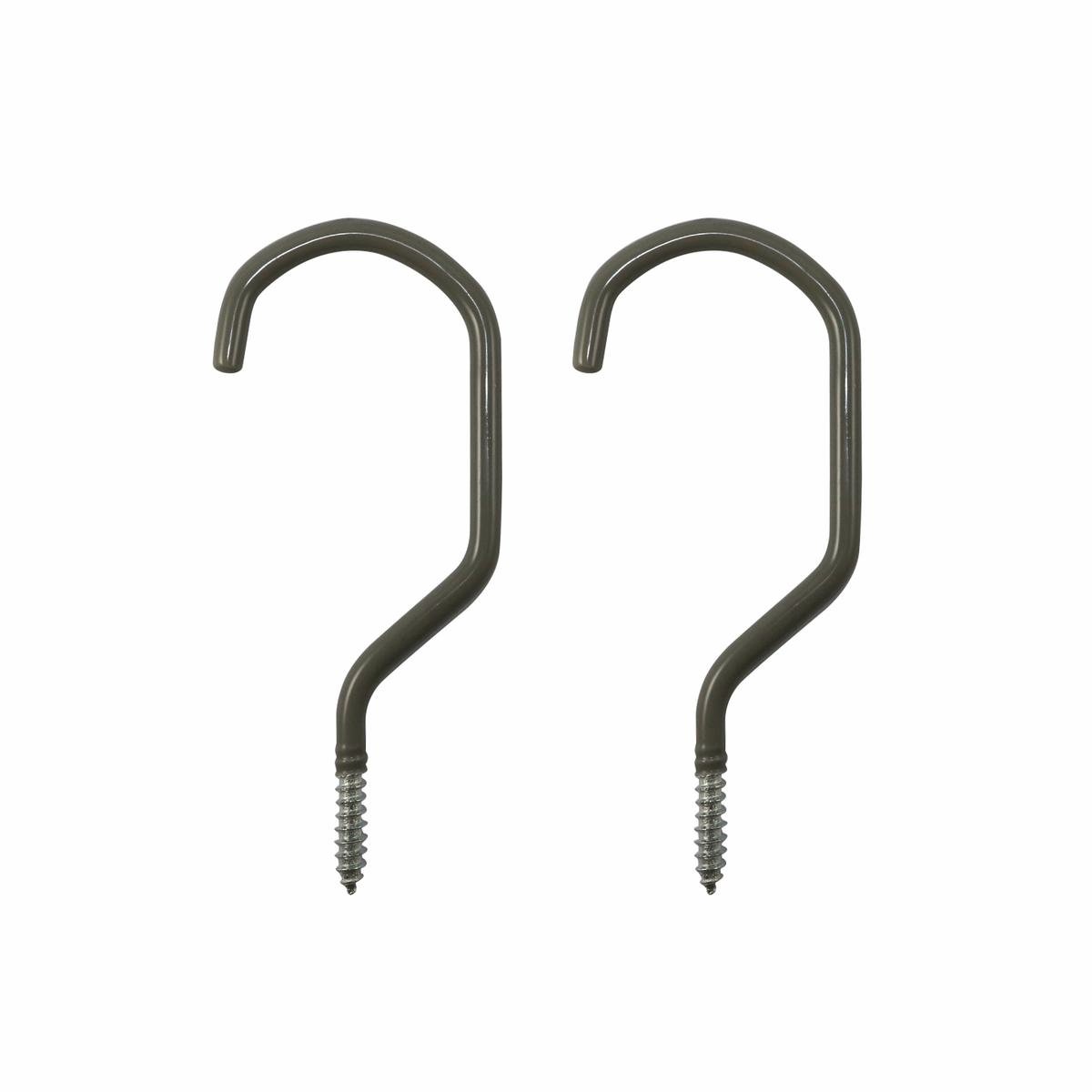 Everhang Bicycle Storage Hooks - 152mm x 65mm - Steel - PVC Coated - 2 Pack
