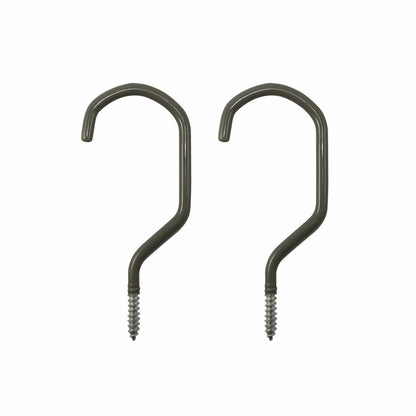 Everhang Bicycle Storage Hooks - 152mm x 65mm - Steel - PVC Coated - 2 Pack