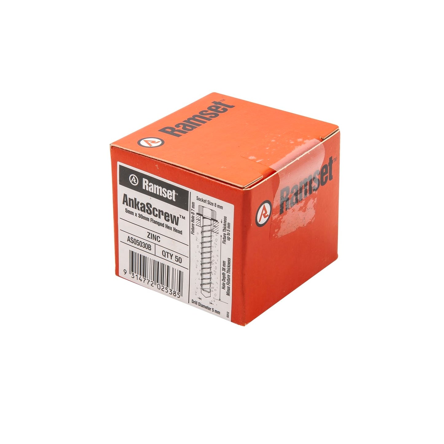 Ramset Ankascrew - 5 x 30mm - 50 Pack
