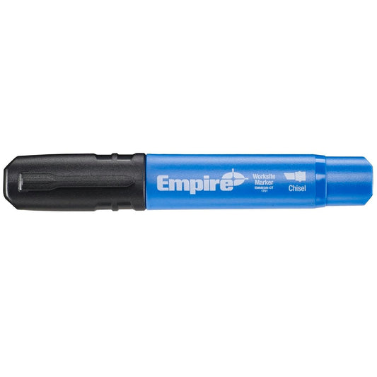 Empire Chisel Tip Marker Pen - 144mm - Black - Quick Dry