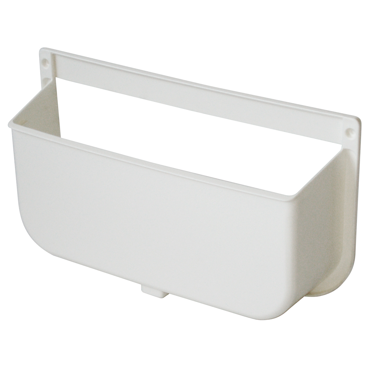 HomeLeisure White Trend Lid and Pantry Tidy - 310mm Polypropylene - Sturdy