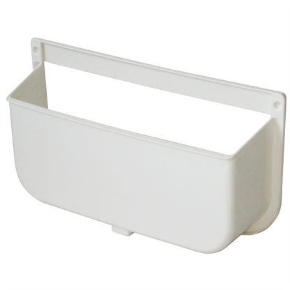 HomeLeisure White Trend Lid and Pantry Tidy - 310mm Polypropylene - Sturdy
