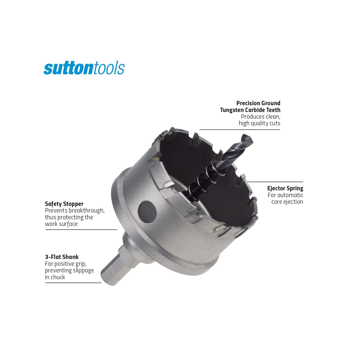 Sutton Tools TCT Holesaw - 38mm