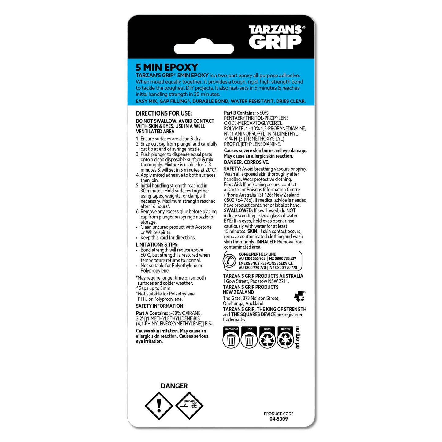 Tarzan's Grip Epoxy - 24ml