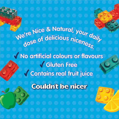 Nice & Natural Fruit Blocks Apple Strawberry Lemon & Raspberry 6 Pack