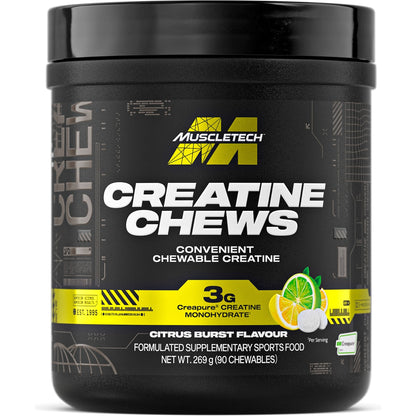 Muscle Tech Creatine Chews Citrus Burst 90 Pack