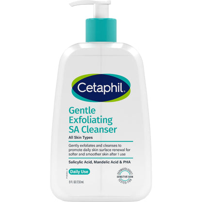 Cetaphil Gentle Exfoliating Sa Cleanser Sensitive Skin 236ml