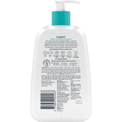 Cetaphil Gentle Exfoliating Sa Cleanser Sensitive Skin 236ml