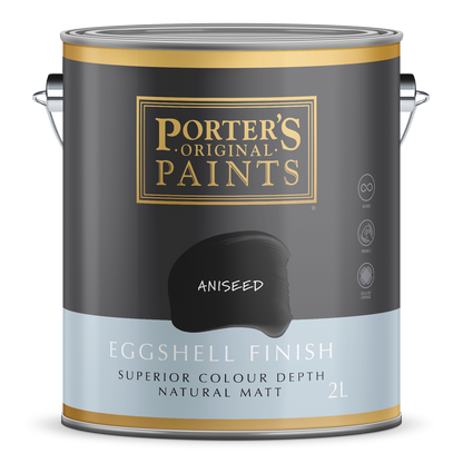 Porter's Washable Paint - 2L - Aniseed - Eggshell