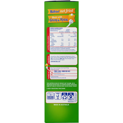 Cheezels Chicken Flavoured Snacks Box 125g