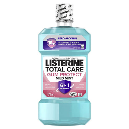 Listerine Total Care Mouthwash Zero Alcohol Gum Protect 500ml