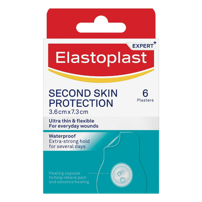Elastoplast Plasters Hydrocolloid Second Skin Protection 6 Pack