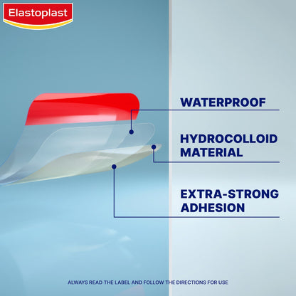 Elastoplast Plasters Hydrocolloid Second Skin Protection 6 Pack