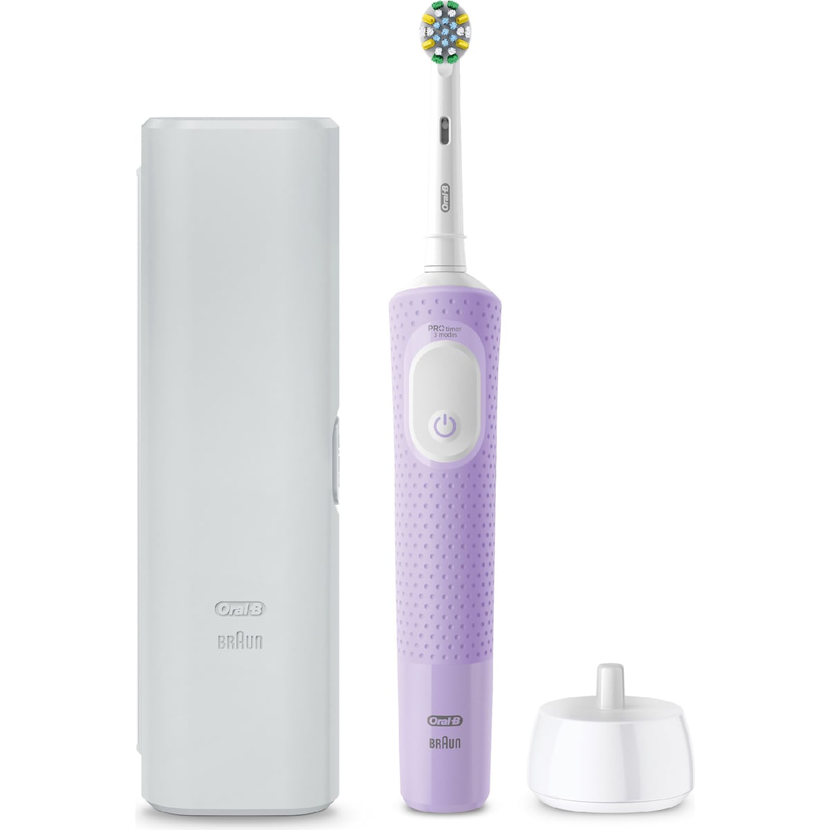 Oral-b Vitality Pro Deep Electric Toothbrush & Travel Case Lilac Each