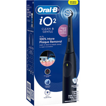 Oral-b Io2 Electric Toothbrush Set Night Black Each