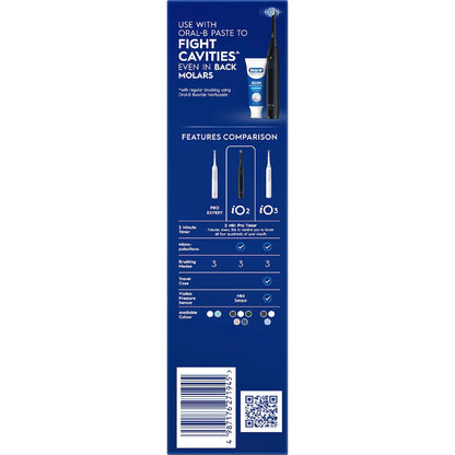 Oral-b Io2 Electric Toothbrush Set Night Black Each