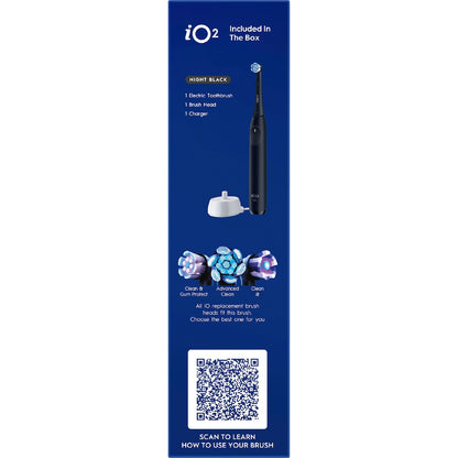 Oral-b Io2 Electric Toothbrush Set Night Black Each